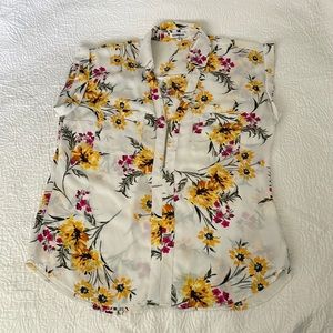 Express Floral Top Size M